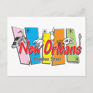 New-Orleans-Retro Postcard