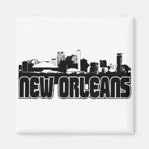 New Orleans Skyline Magnet