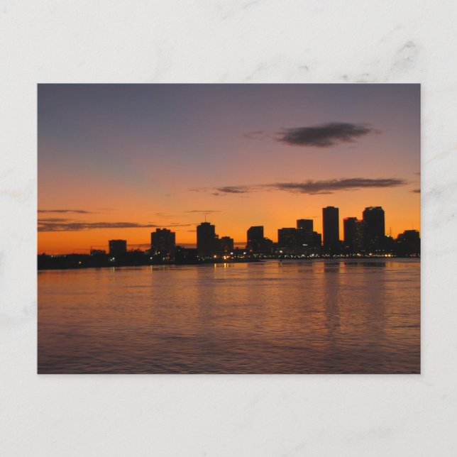 New Orleans Skyline Post Card (Front)
