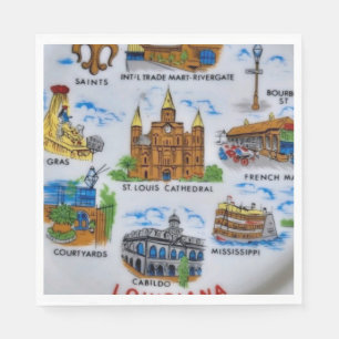 New Orleans Souvenir Paper Napkins