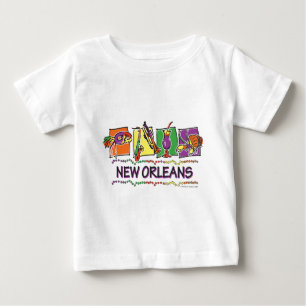 NEW-ORLEANS-SQUARES-eps copy Baby T-Shirt