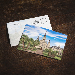 New Orleans St. Louis Cathedral Louisiana Postcard