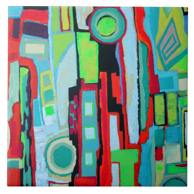 New Orleans Street 6 x 6 Ceramic Tile (Front)