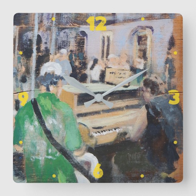 New Orleans Street Band Clock (Front)