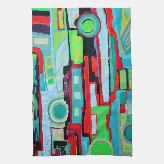 New Orleans Street Kitchen Towel (Vertical)