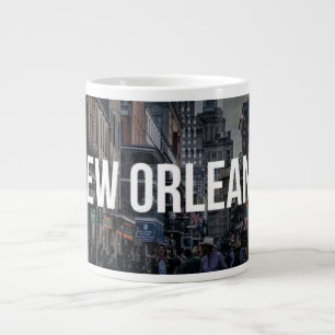 New Orleans Street Scene Art Print Vibrant Citys Large Coffee Mug