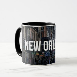 New Orleans Street Scene Art Print Vibrant Citys Mug