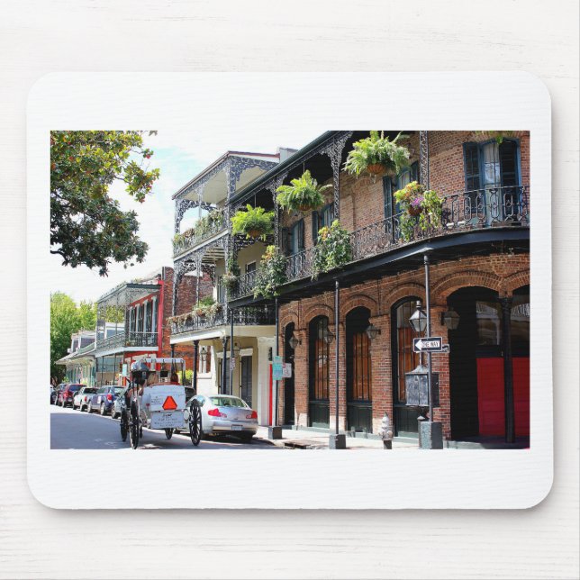 New Orleans Street Scene Mouse Pad (Front)