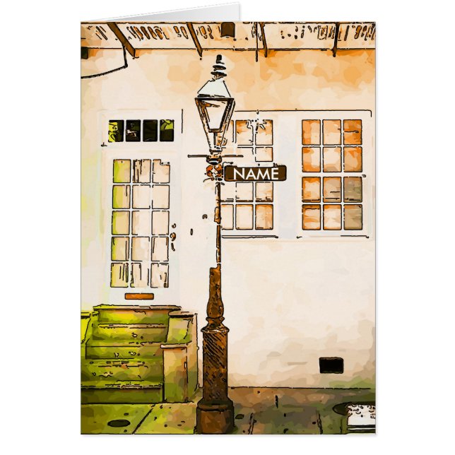 New Orleans Street Sign, edit name (Front)