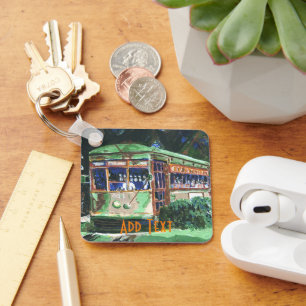 New Orleans Streetcar Keychain