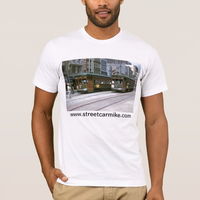 New Orleans Streetcars 951 and 969 T-Shirt (Front)