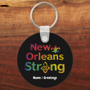 New Orleans Strong Inspiring NOLA Pride  Key Ring