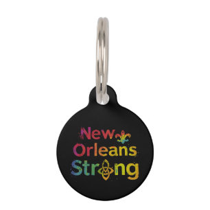 New Orleans Strong Inspiring NOLA Pride Pet Tag
