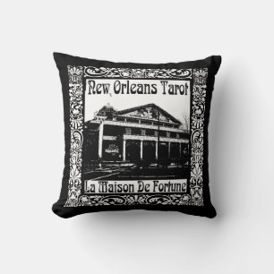 New Orleans Tarot, La Maison De Fortune Cushion