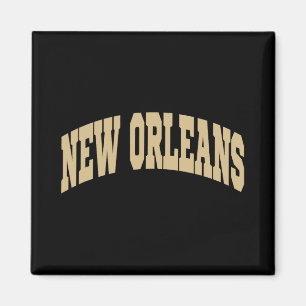 New Orleans - Throwback Design - Clic  Magnet