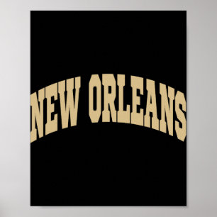 New Orleans - Throwback Design - Clic  Poster