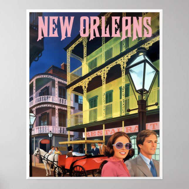 New Orleans travel poster (Front)