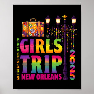 New Orleans Trip 2025 Mardi Gras New Orleans Party Poster