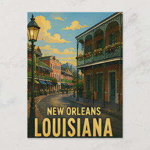 New Orleans United States Regional U.S. Travel Postcard