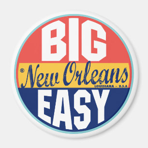 New Orleans Vintage Label Magnet