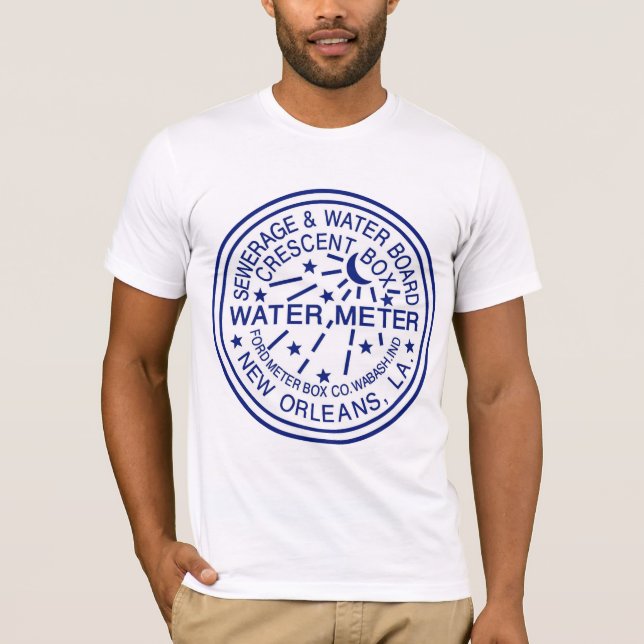 New Orleans Water Metre Cover  T-Shirt (Front)