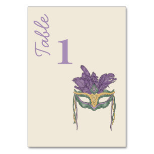 New Orleans  Watercolor double sided Table Number