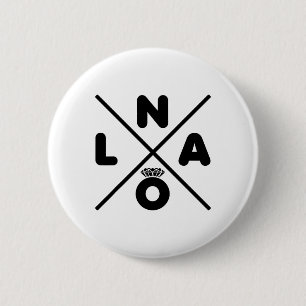 New Orleans Wedding Nola Bachelorette Party Groom 6 Cm Round Badge