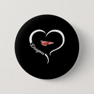 New Palestine Dragons Logo Half Heart Slogan Hs  6 Cm Round Badge