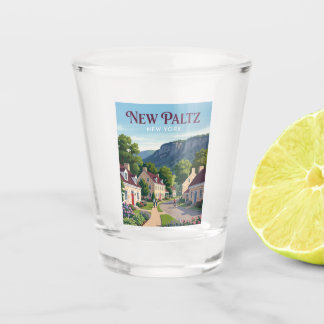 New Paltz, New York Shot Glass