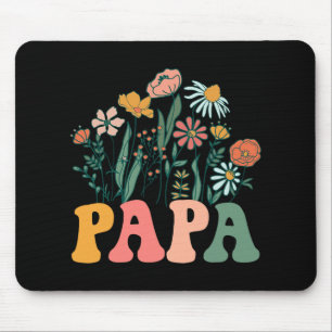 New Papa Wildflower First Birthday &amp; Baby Show Mouse Pad