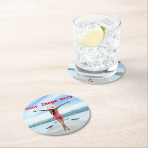 NEW! Paper Coasters - Round - Custom