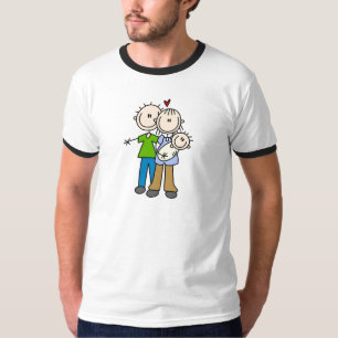 New Parents with Baby Tshirts and Gifts