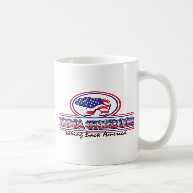 NEW-Patriotic-Grizzly Coffee Mug (Right)