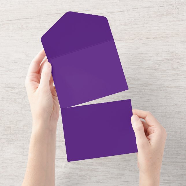 New personalise Text Logo All in One Wedding Invit Invitation (Tearaway)