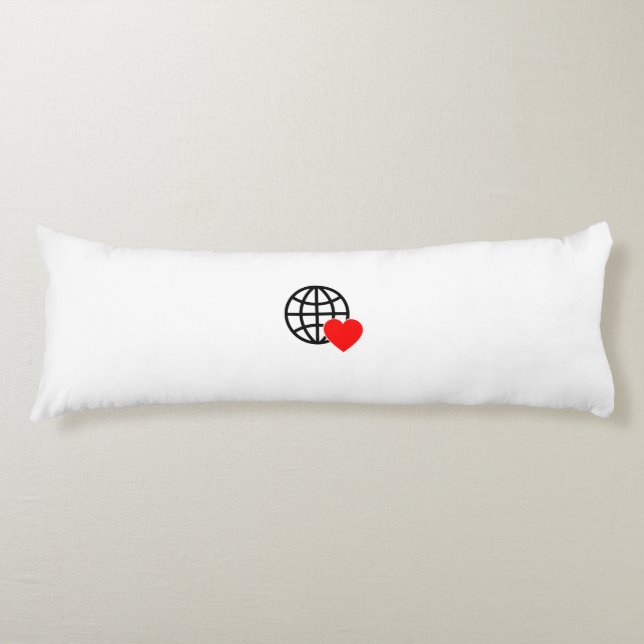 New personalise Text Logo Body Pillow (Front)