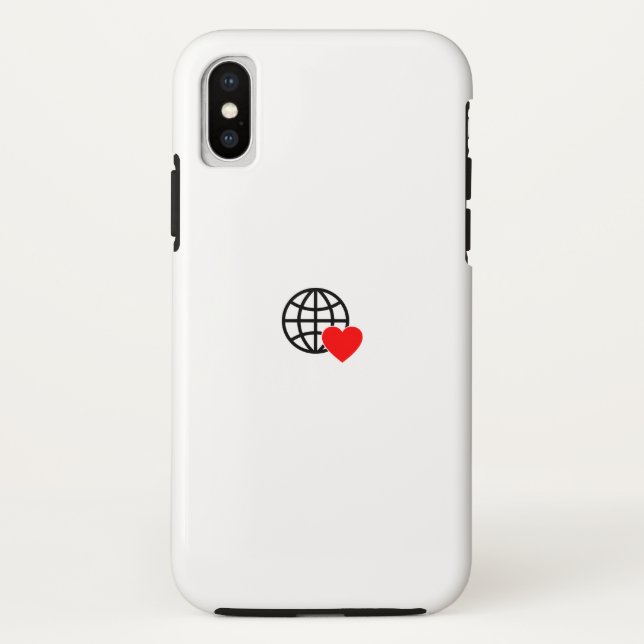New personalise Text Logo Case-Mate Tough Apple iP iPhone Case (Back)