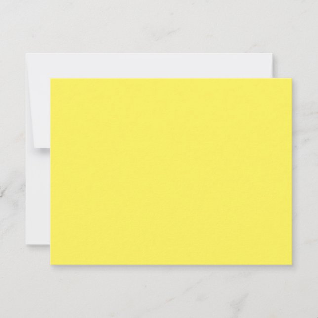 New personalise Text Logo Flat Note Card (Front)