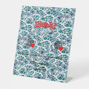 New personalise Text Logo Pedestal Sign