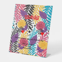 New personalise Text Logo Pedestal Sign