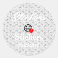 New personalise Text Logo Stickers