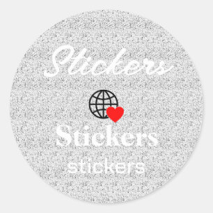 New personalise Text Logo Stickers