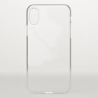 New personalise Text Logo Uncommon iPhone XS Clear
