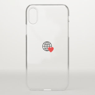 New personalise Text Logo Uncommon iPhone XS Clear iPhone XS Case