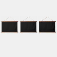 New personalise Text Logo Wood Topped Wall Tapestr