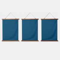 New personalise Text Logo Wood Topped Wall Tapestr
