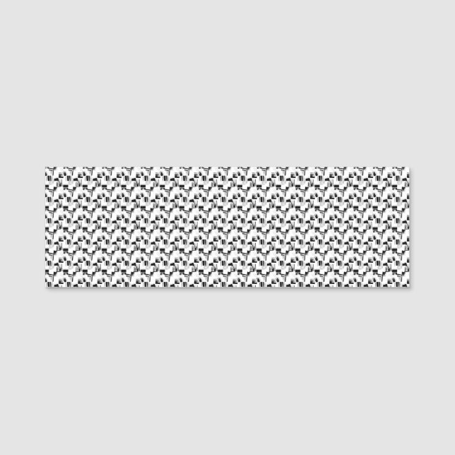 New personalise TextLogo Name Tags (Front)