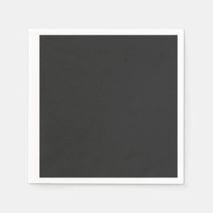 New Personalised a black and white photo of a cloc Napkin
