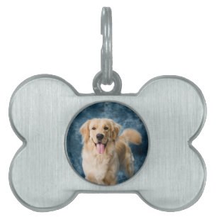 NEW! Pet Tag - Premium Framed - Bone Shape -Custom