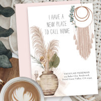New Place to Call Home Boho Chic Rustic Moving