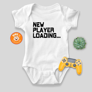 New Player Loading Gamer Pregnancy Announcement Baby Bodysuit